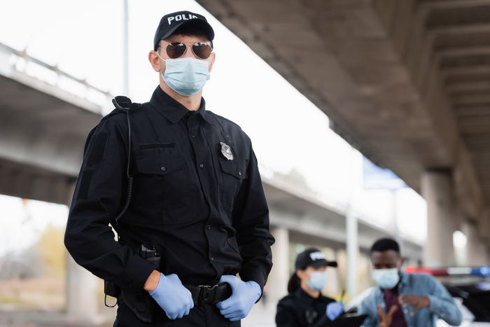 Hospital security service ensuring safety at a healthcare facility with professional guards.