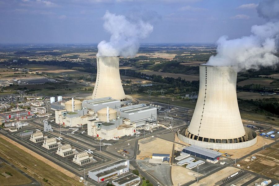 Professional power plant security officer performing routine security checks and ensuring the safety of the facility.